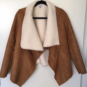 TOBI Cozy Faux Shearling Jacket